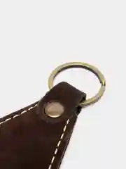 Брелок для ключа кожаный, трёхслойный, с логотипом