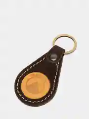 Брелок для ключа кожаный, трёхслойный, с логотипом
