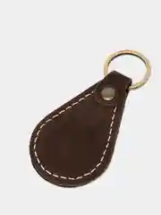 Брелок для ключа кожаный, трёхслойный, с логотипом