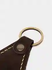 Брелок для ключа кожаный, трёхслойный, с логотипом