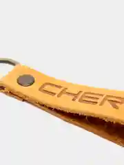 Брелок для ключа, кожаный ремешок с логотипом