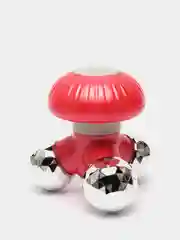 Красный роликовый 3D массажер для тела и лица