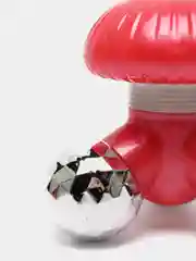 Красный роликовый 3D массажер для тела и лица