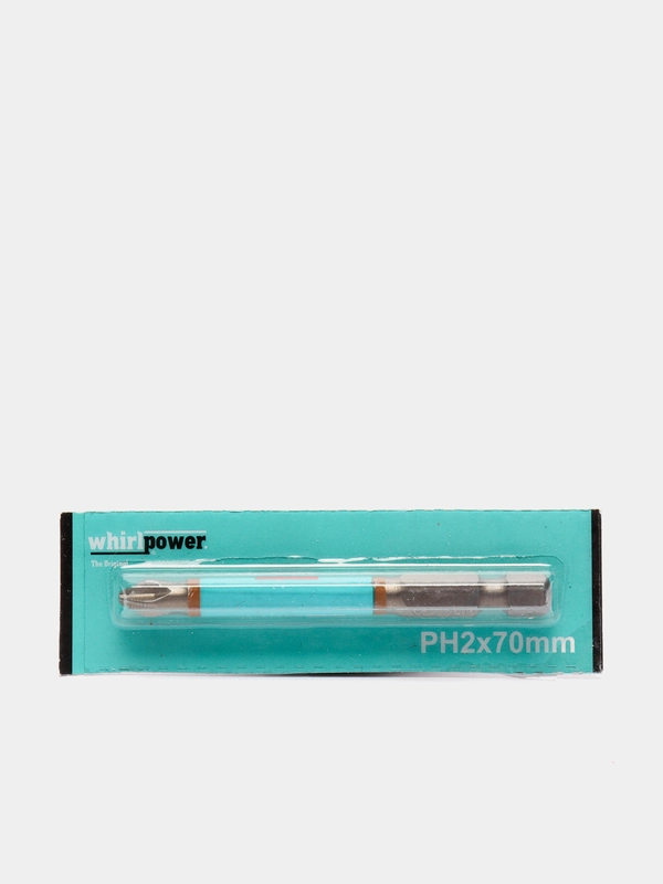 Бита для шуруповерта Whirlpower, магнитная PH1 PH2 50мм 70 мм, 1 шт.