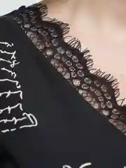 Черный рубашка женская