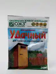 Биопрепарат для туалетов и выгребных ям Удачный 30 гр