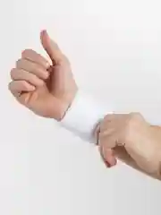 Белый спортивный напульсник, поддержка запястья, браслет для фитнеса, 1 шт