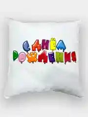 Вишнёвый подушка декоративная, 40 х 40 см
