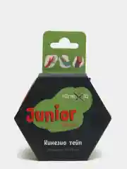 Синий кинезио тейп детский Kinexib CLASSIC Junior, деликатный, 10-13 лет