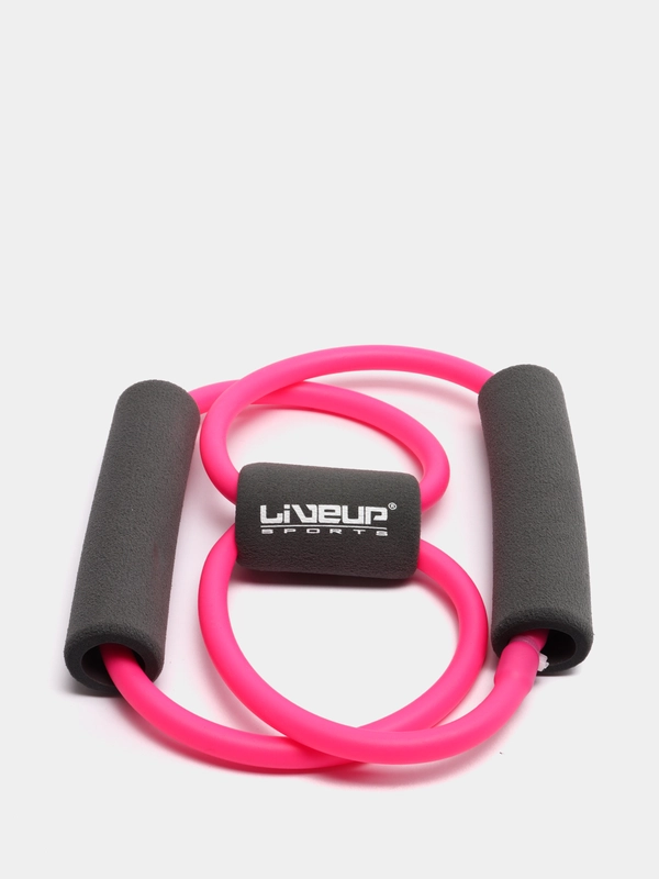 Эспандер восьмерка LiveUp "Soft Expander",  розовый