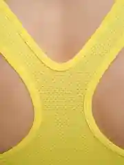 Желтый топ женский, спортивный