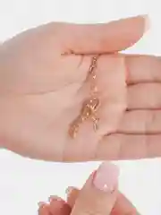 Серый подвеска на леске, женская