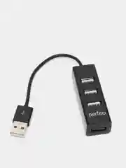 Черный usb-хаб 4-порт PERFEO (PF-HYD-6010H) (4хUSB 2.0)