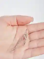 Белый подвеска на леске, женская