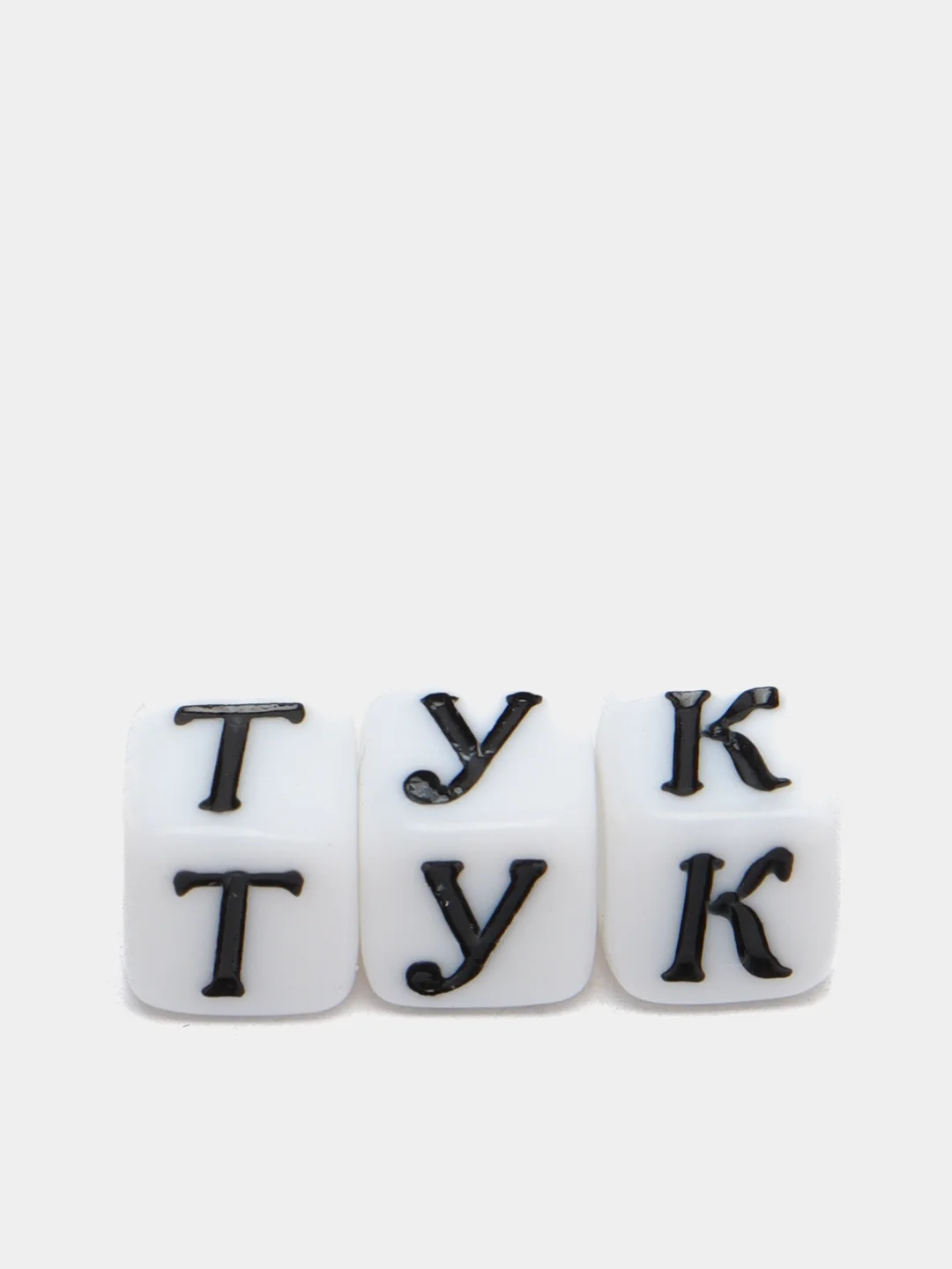Белый акриловые бусины с русскими буквами, русский алфавит, 100 штук