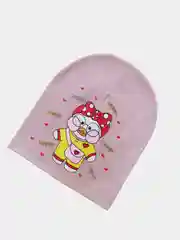 Пастельно-коралловый шапка для девочки "Утка Лалафанфан"