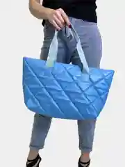 Сумка-тоут женская,женская сумка из эко кожи стеганая с подкладом на молнии
