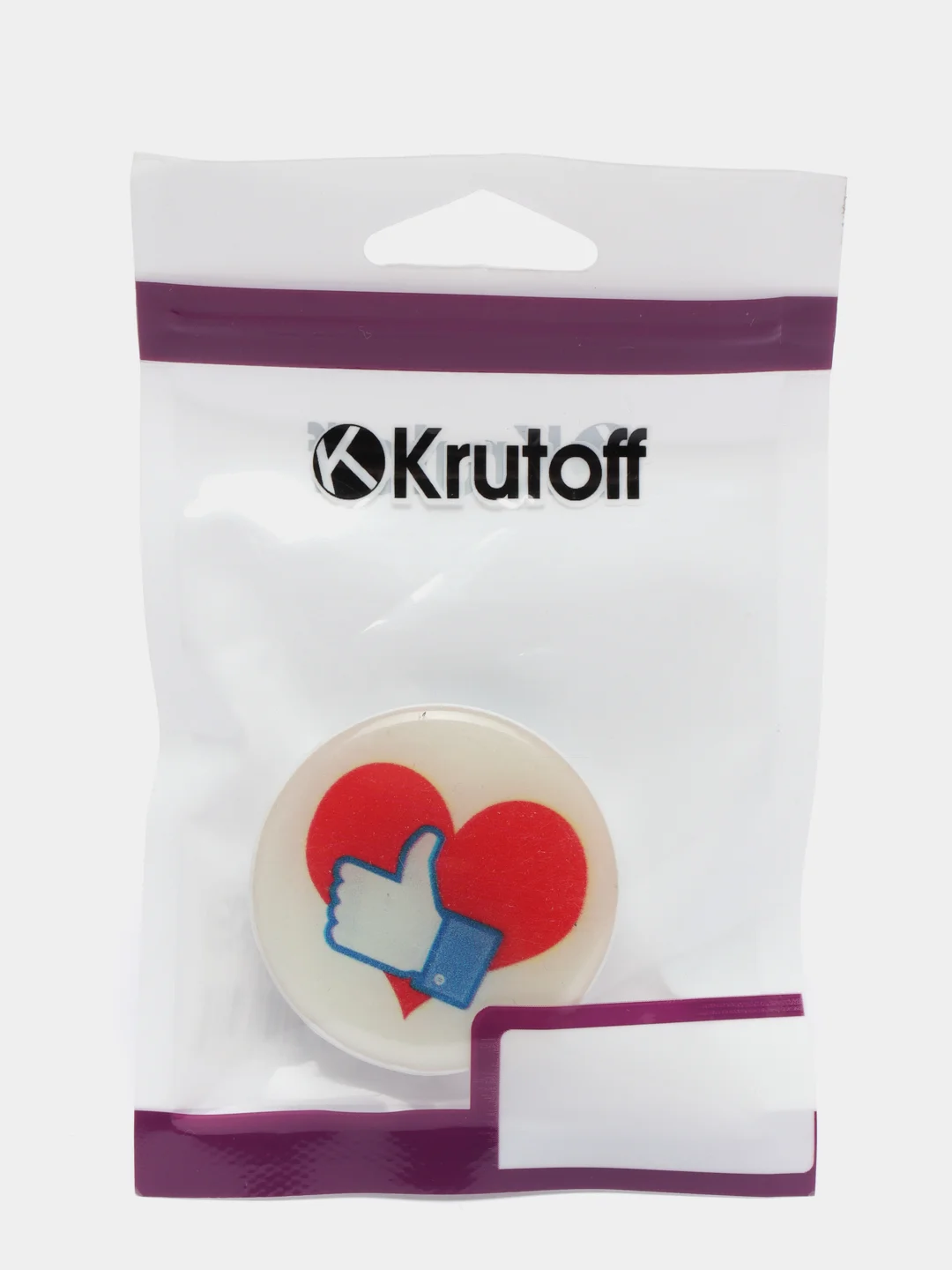 Krutoff / Пластмассовый держатель для телефона Сердце (вид 3)