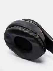 Черный беспроводные bluetooth наушники, со светящимися ушками