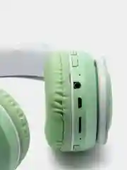 Лайм беспроводные bluetooth наушники, со светящимися ушками