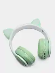 Лайм беспроводные bluetooth наушники, со светящимися ушками