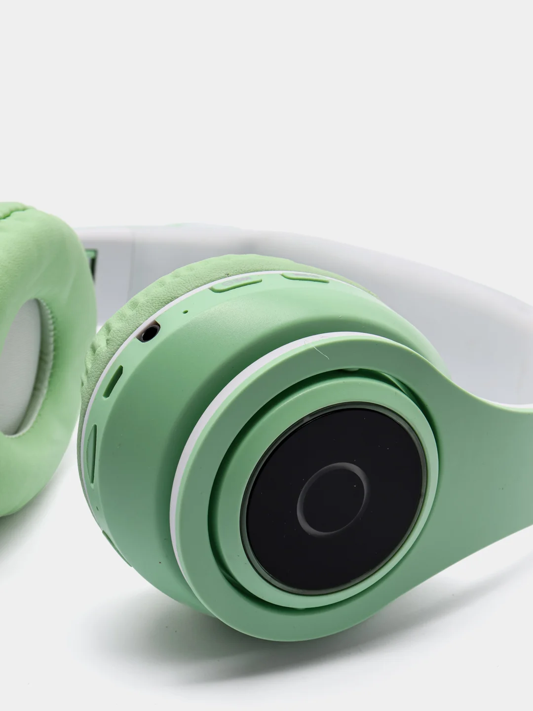 Лайм беспроводные bluetooth наушники, со светящимися ушками