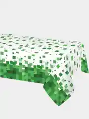 Набор для праздника в стиле Minecraft, одноразовая бумажная посуда, 6 персон