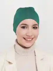 Зеленый бони прямая из ткани калифорния, чепчик, шапочка.