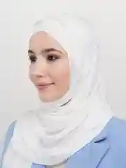 Шифоновый палантин со стразами
