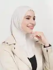 Молочный балаклава бони лапша женская, хиджаб, бонька