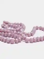 Оливковый бусины стеклянные матовые, с гранями 4/6/8мм