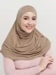 Оливковый турецкий женский хиджаб - капр Фирдаус