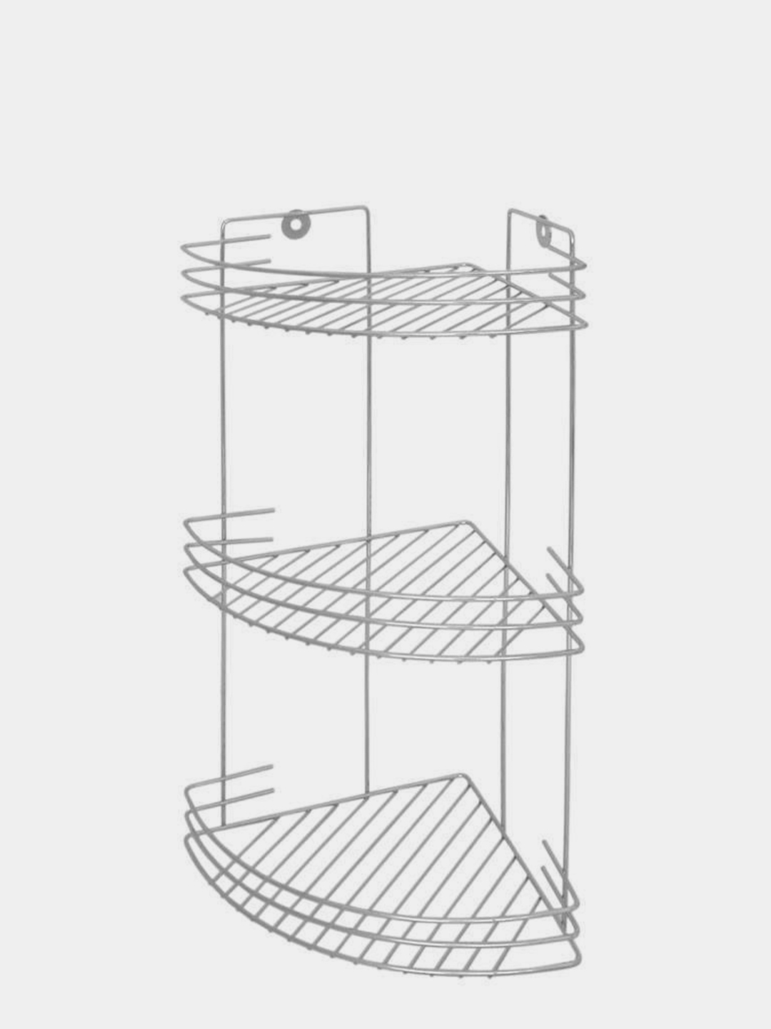 Полка для ванной комнаты Termo SWR-1003 трёхъярусная угловая, металл
