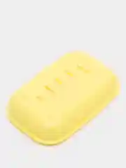 Желтый мыльница, 11 х 7.5 х 4 см