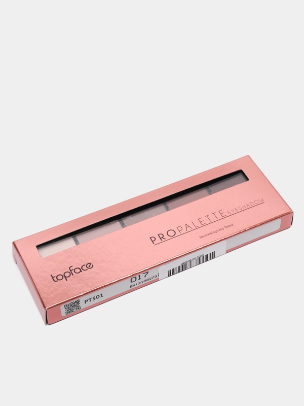 Палитра теней для век TopFace №17 розовый песок