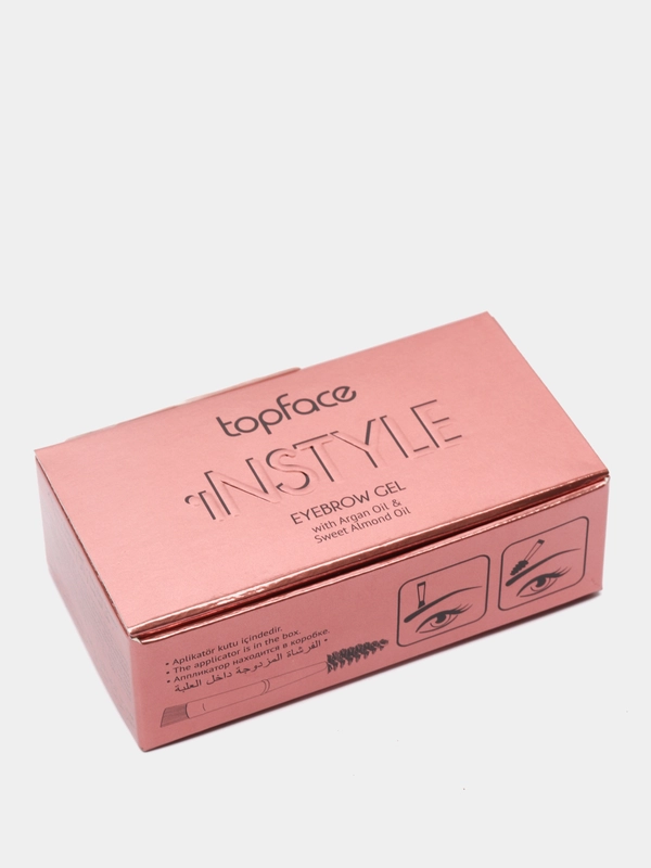 Гель для бровей TopFace №2, темно-каштановый