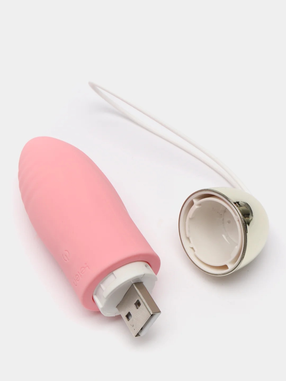 Розовый вибратор LETEN беспроводной с USB, 10 режимов