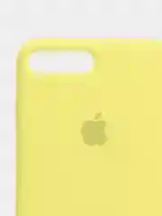Желтый силиконовый чехол для Айфон 6/6s, 7/8, 7+/8+, X/Xs, Xr, 11, 11Pro, 11ProMax