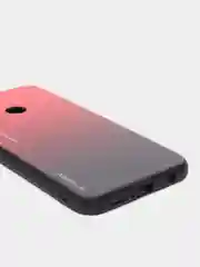 Багровый градиентный чехол из закалённого стекла для моделей Honor, Huawei