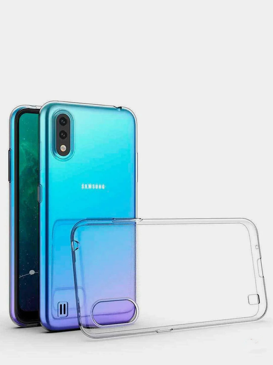 Чехол прозрачный Samsung Galaxy A01, A01Core, A11, A21s, A20/A30, M01, M11, M31s, M51