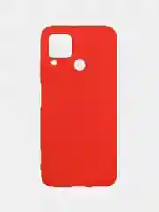 Красный чехол для Realme C15, силиконовый