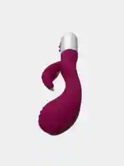 Вибратор с клиторальным стимулятором Nessy, 20 см