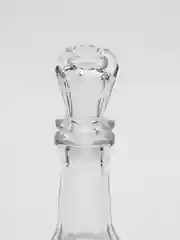 Серебряный графин стеклянный 0.5 л