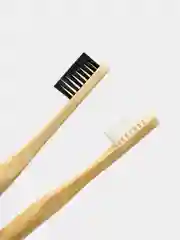 Белый зубная щетка экологичная, бамбуковая