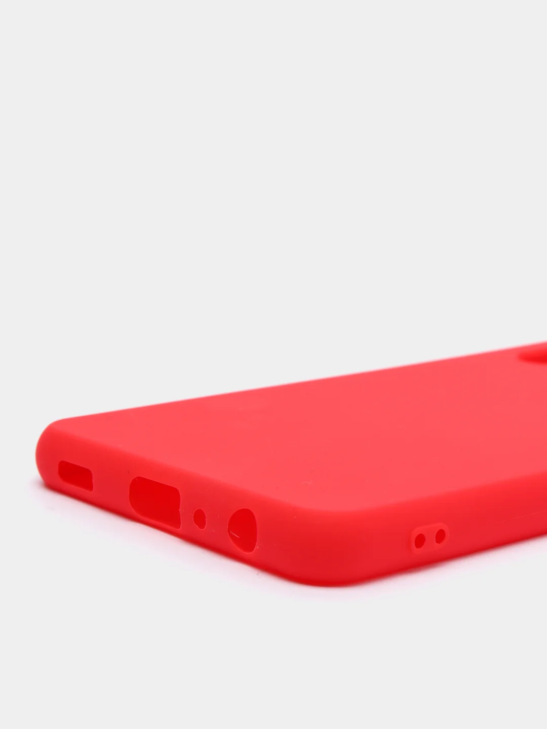 Красный чехол силиконовый для Samsung Galaxy A12, A22, A32, S21, A51, A71