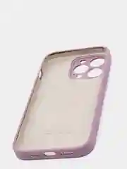 Сиреневый чехол Silicone Case для iPhone 13 Pro, с защитой камеры, закрытый низ