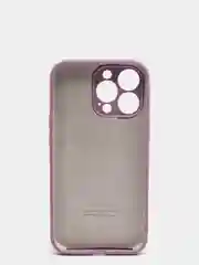 Сиреневый чехол Silicone Case для iPhone 13 Pro, с защитой камеры, закрытый низ