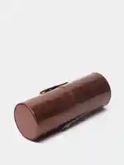 Медный пенал для кистей на заклепках, 6,5 х 18 см