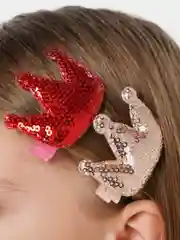 Карамельный заколка Бант  для волс для девочек/бант детский  CONFETTINI