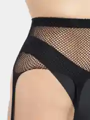 Алый чулки женские эротические, сексуальные, фантазийные, с поясом Ava Secret